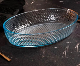 Форма Borart овальна Pasabahce 1535 мл для запікання 258*179*52 мм (45584)