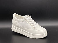 Білі кросівки. Снікерси. Маленькі розміри ( 34, 35, 36 ).