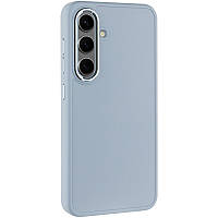 TPU чохол Bonbon Metal Style для Samsung Galaxy S24+ Блакитний / Mist blue