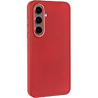 TPU чохол Bonbon Metal Style для Samsung Galaxy S24+ Червоний / Red