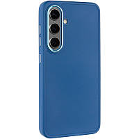 TPU чохол Bonbon Metal Style для Samsung Galaxy S24+ Синій / Denim Blue