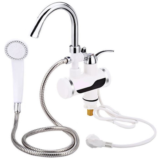 Електричний водонагрівач з душем DIGITAL Shower WF-013 міні бойлер, Проточний кран водонагрівач, фото 1