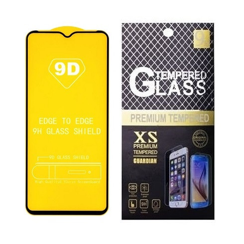 Захисне скло Xiaomi Redmi 10C, Redmi 10 Power, Redmi 11A, Redmi 12C, Redmi A3, Redmi A3x з чорною рамкою
