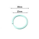 Кільце під брелок Малинове 1шт 25мм KDB004, фото 2