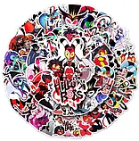 Набір наклейок Пекельний бос 50 штук стікерпак стікербомбінг на авто телефон ноутбук самокат гаджети, фото 2