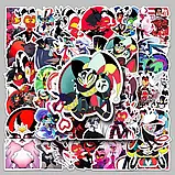 Набір наклейок Пекельний бос 50 штук стікерпак стікербомбінг на авто телефон ноутбук самокат гаджети, фото 3