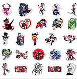 Набір наклейок Пекельний бос 50 штук стікерпак стікербомбінг на авто телефон ноутбук самокат гаджети, фото 4