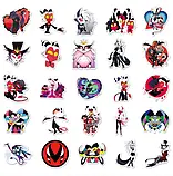 Набір наклейок Пекельний бос 50 штук стікерпак стікербомбінг на авто телефон ноутбук самокат гаджети, фото 5