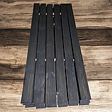 Терасна дошка імпрегнована з боковими пазами із сосни 30х120х4000 мм Антрацит, фото 5