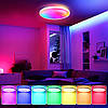 Led світильник стельовий круглий з пультом RGB мобільний застосунок 30 см 24 Вт, фото 10
