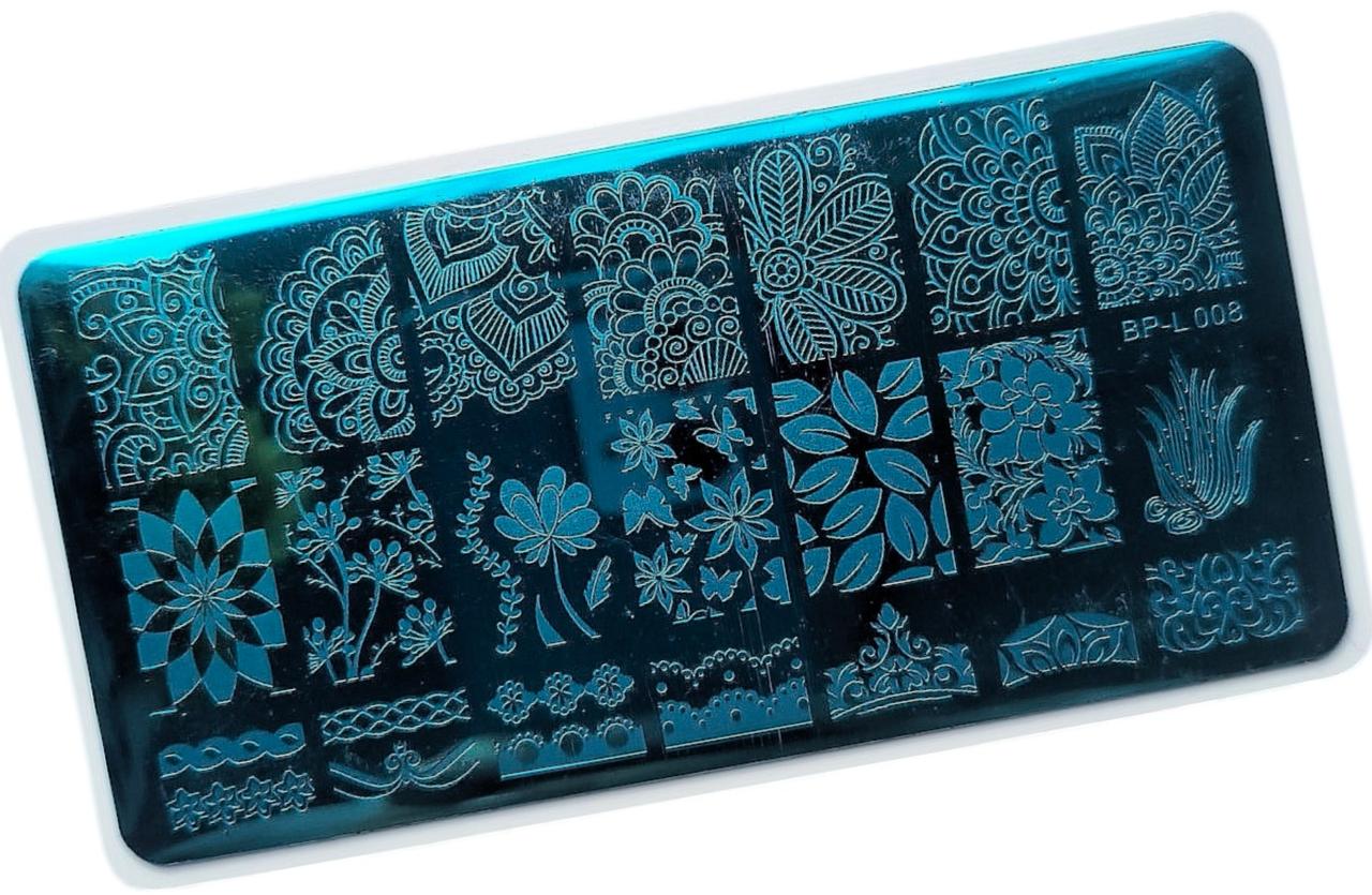 Пластина для стемпінгу Lpnails BP008EStyle