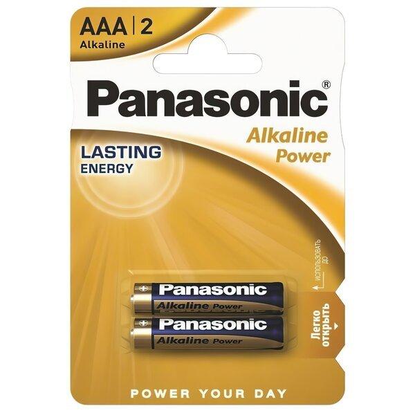 Батарейка LR03 ААА PANASONIC Alkaline Power(Bronze) 1x2 шт. блістер, фото 1