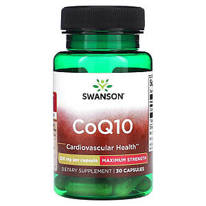 Коензим Swanson CoQ-10 200 мг 30 капс.