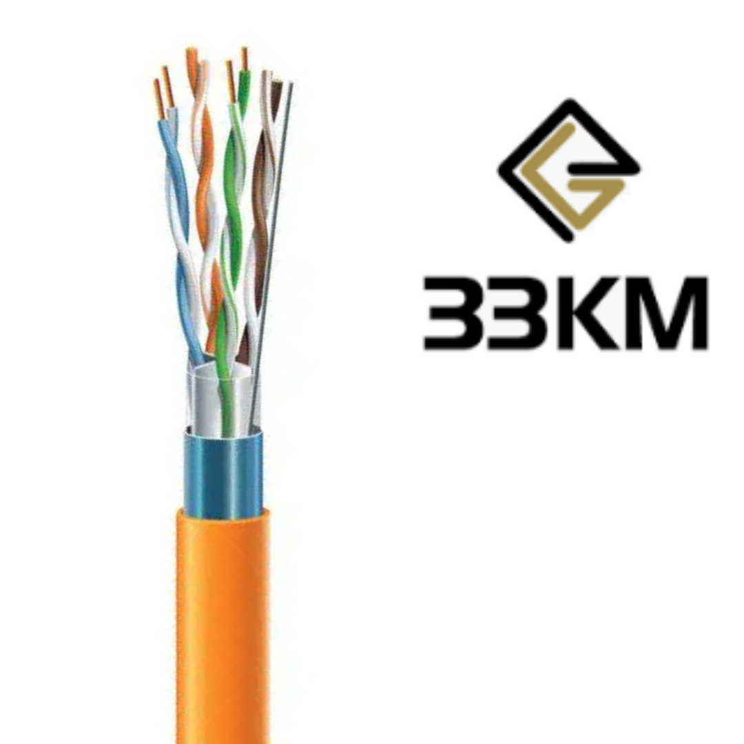 Кабель кручена пара категорія 6F/UTP 4x2x23 AWG ЗЗЦМ для інтернету