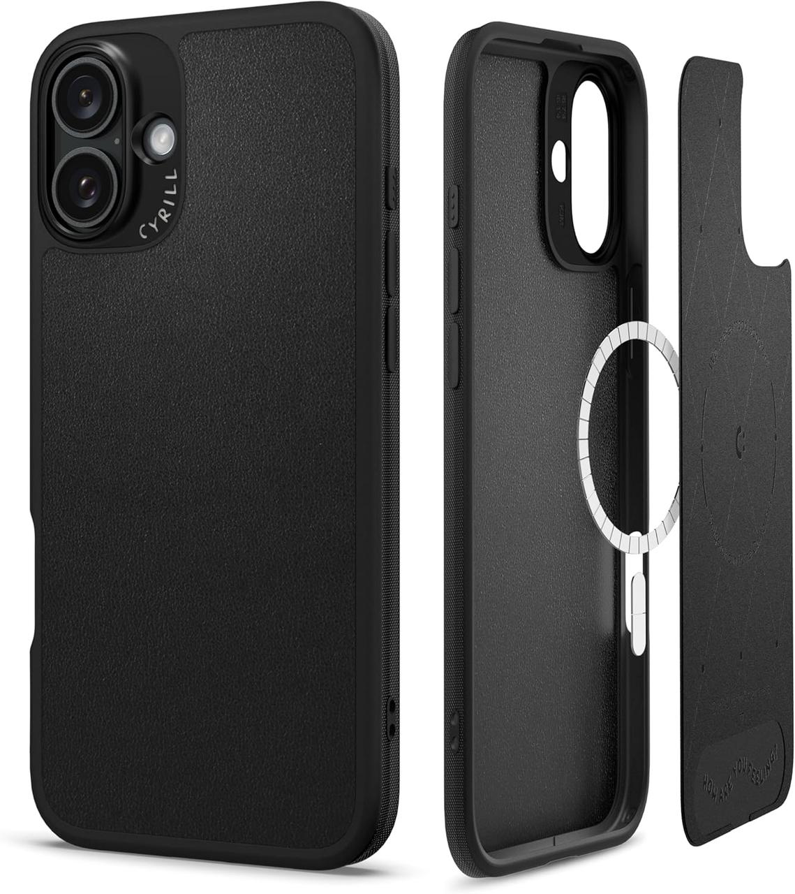 Чохол Spigen Cyrill Kajuk MagSafe Black для iPhone 16 ACS08411