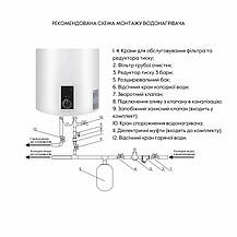 Водонагрівач електричний Thermo Alliance 80 л вертикальний, сухий ТЕН 2,0 кВт D80V20J3 (D)K, фото 6