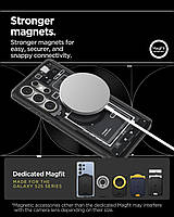 Чохол Spigen Ultra Hybrid Metal Ring Zero One з MagSafe Qi2 для Samsung Galaxy S25 Ultra, ACS08957, фото 7