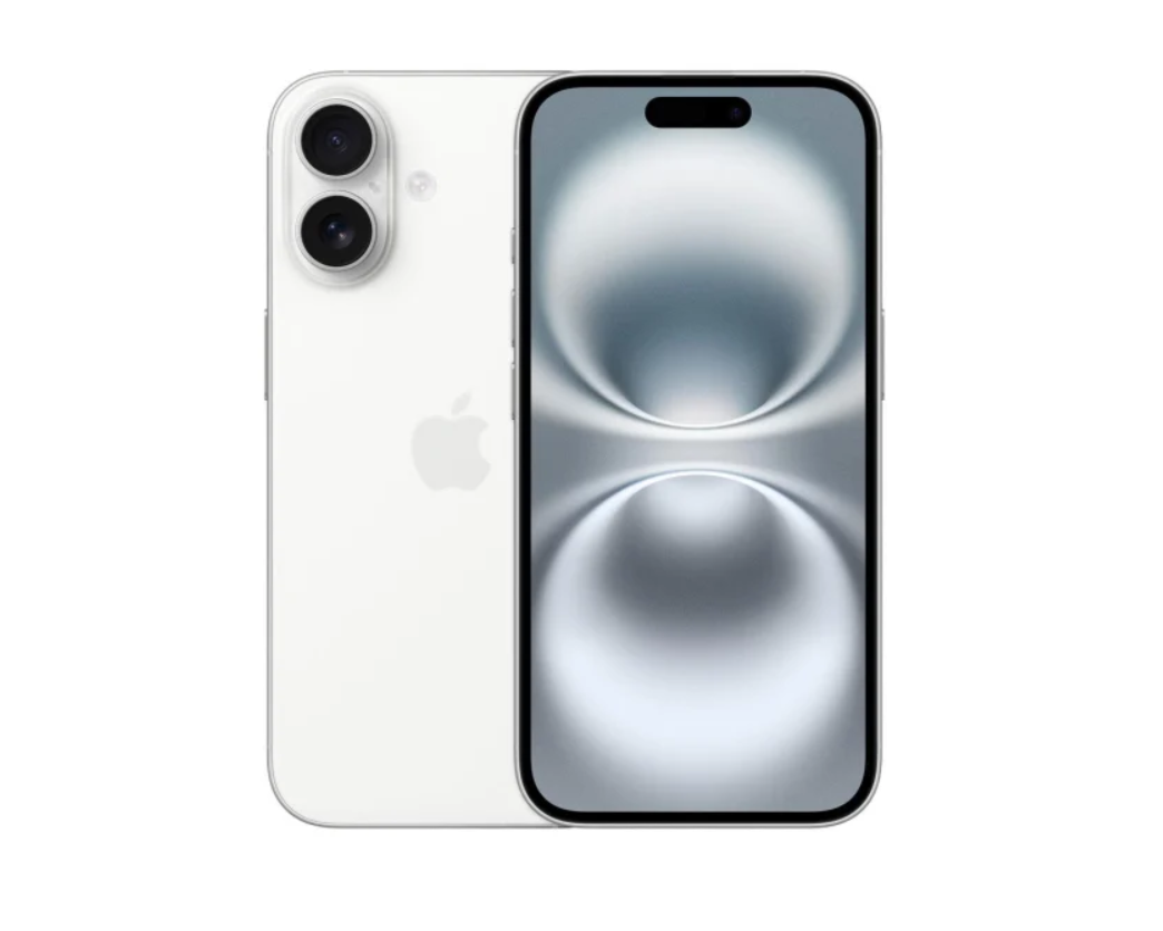 Смартфон Apple iPhone 16 128GB White (MYE93) (MYE93HX/A)