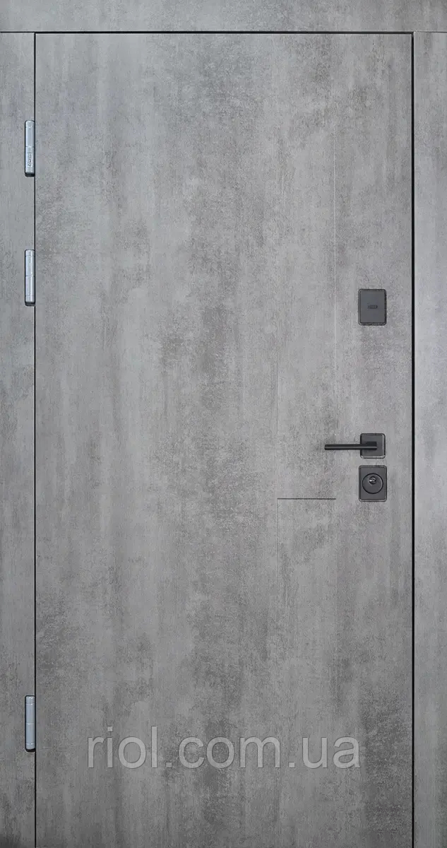 Квартирні вхідні двері з дзеркалом Vista комплектація Megapolis MG3, фото 1