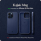 Чохол Spigen Cyrill Kajuk MagSafe Navy для iPhone 15 Pro ACS07092, фото 7