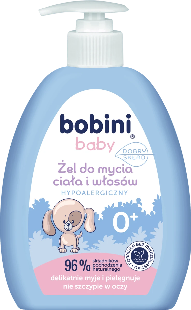 Гіпоалергенний дитячий гель для купання Bobini Baby, 300 мл, фото 1