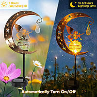 Декоративний ліхтар на сонячній батареї вуличний для саду дачі двору будинку клумби Світильник прикраса фея