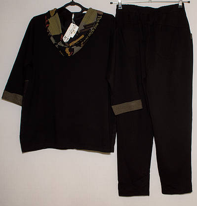 Жіночий костюм прогулянковий з каптуром XL,XXL, фото 2