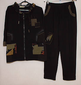 Жіночий костюм прогулянковий з каптуром XL,XXL