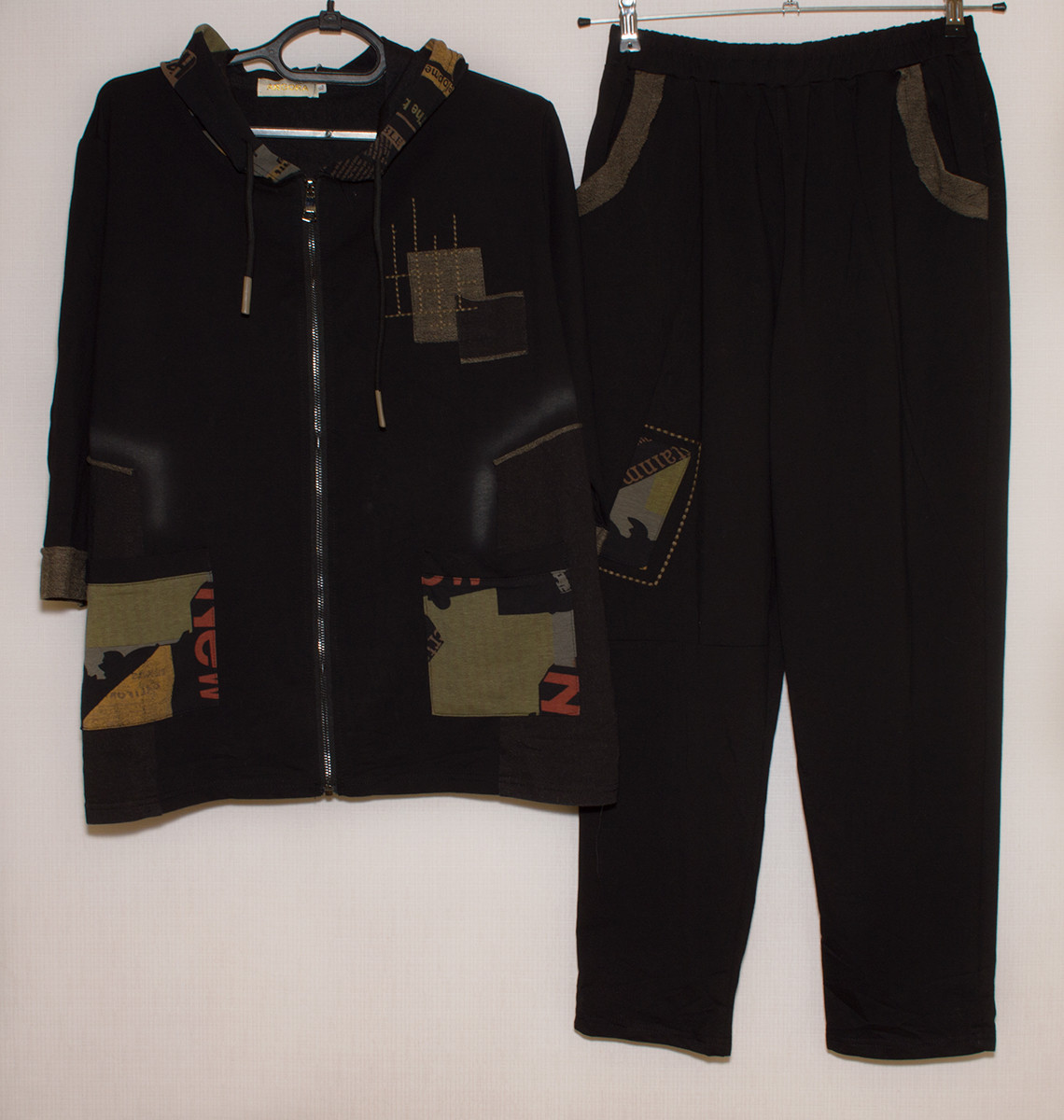 Жіночий костюм прогулянковий з каптуром XL,XXL