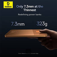 Зовнішній акумулятор Baseus Blade2 Fast-Charging Power Bank with Digital Display Intelligent Edition 12000mAh 65W Canyon Coral, фото 10