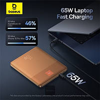 Зовнішній акумулятор Baseus Blade2 Fast-Charging Power Bank with Digital Display Intelligent Edition 12000mAh 65W Canyon Coral, фото 11