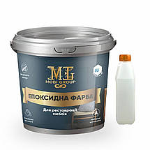 Епоксидна фарба для меблів 1 кг червона, фото 3