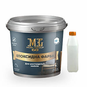 Епоксидна фарба для меблів 4.5 кг біла kings (ral-9010)