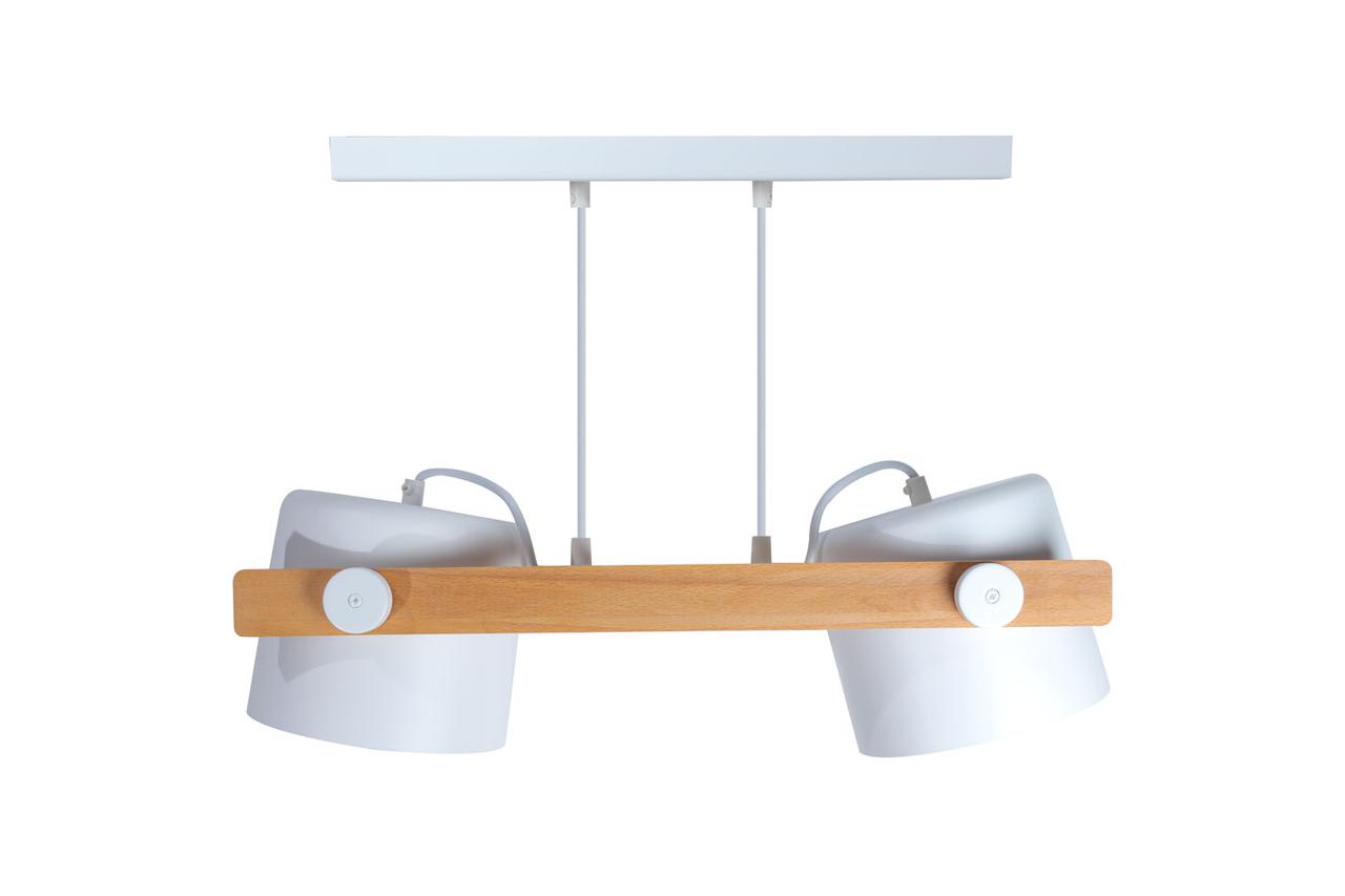 Стельовий світильник KONVALIA RL 160 E27 WOOD білий LIGHT SET