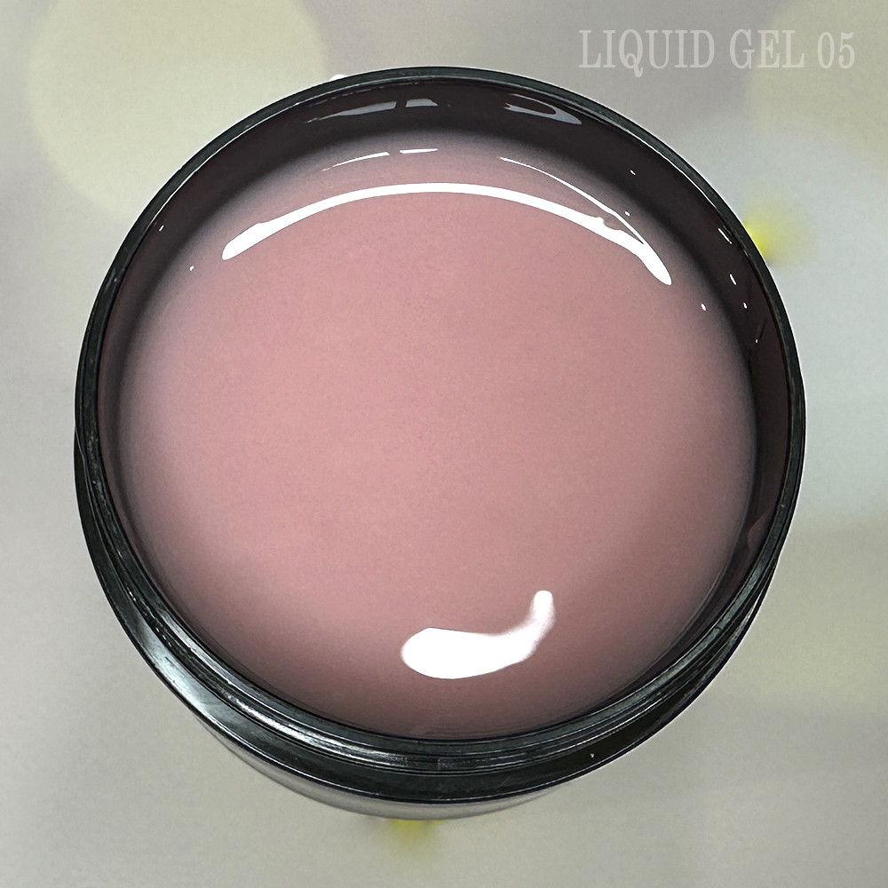 Рідкий камуфлюючий гель для нарощування та зміцнення нігтів Liquid Gel №05 30 грам