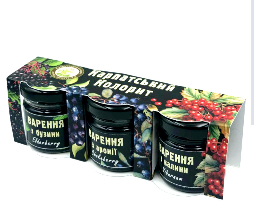 Дегустаційний набір варення різні види, тільки натуральні складники