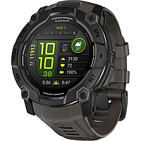 Смарт-годинник Garmin Instinct 3 50mm AMOLED Black with Charcoal Band (010-03020-00)