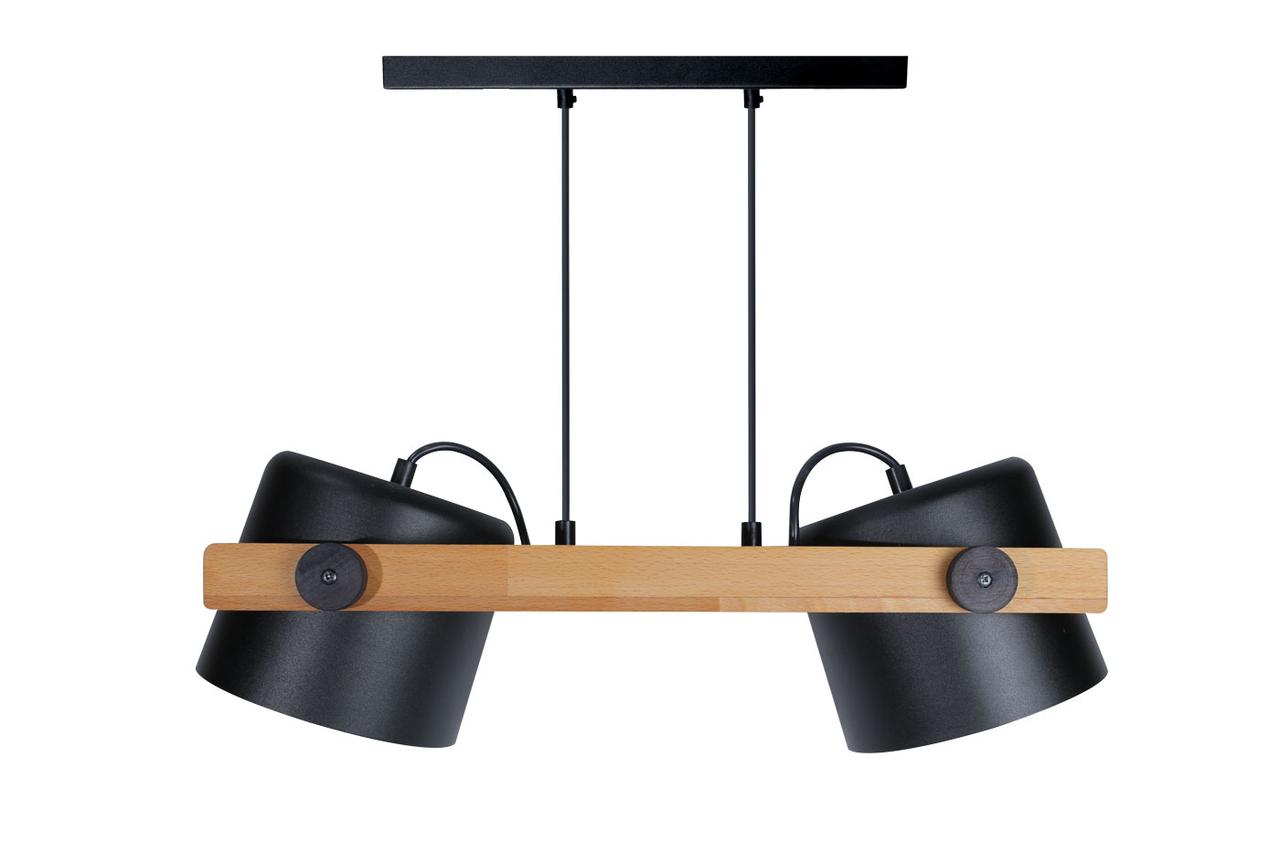 Стельовий світильник KONVALIA RL 160 E27 WOOD чорний LIGHT SET, фото 1