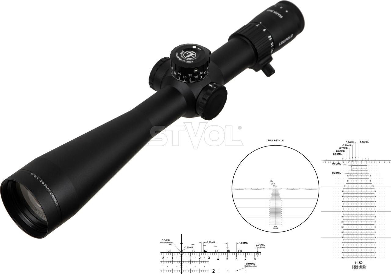 Прилад оптичний LEUPOLD MARK 5HD 7-35x56 (35 mm) M5C3 FFP H59, фото 1