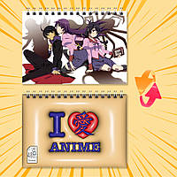 Блокнот на пружині в клітинку 48 арк. Bakemonogatari / Цикл Історій 002