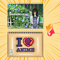 Блокнот на пружині в клітинку 48 арк. Bakemonogatari / Цикл Історій 002