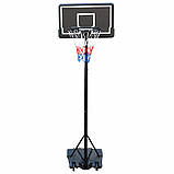 Баскетбольне кільце з регулюванням висоти AR13 від 1,79м до 2,13 м Стійка баскетбольна зі щитом, фото 4