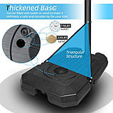 Баскетбольне кільце з регулюванням висоти AR13 від 1,79м до 2,13 м Стійка баскетбольна зі щитом, фото 6