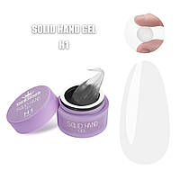 Твердий гель Solid hand gel Дизайнер для об'ємного дизайну та нарощування нігтів - 15 мл H1