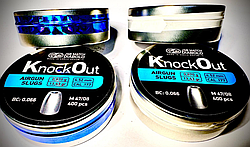 Кулі пневматичні для полювання JSB Diabolo KnockOut Slugs. Кал. 4.52 мм. Вес - 0,87 г. 400 шт/уп