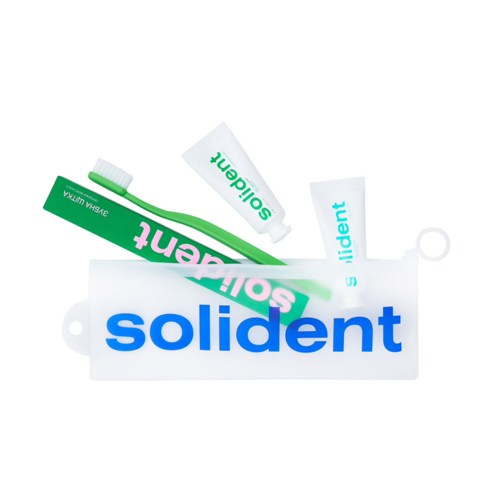 Набір для подорожей Solident travel kit Mint / Watermelon, фото 1