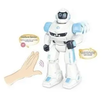 Іграшка робот на радіокеруванні JT 395, управління пультом і сенсорно, звукові ефекти, оберти на на 360°, від 6 років., фото 1