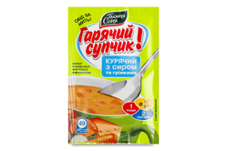 Їжа швидкого приготування Тетя Соня курячий з сиром та грінками 15 г х 36 шт
