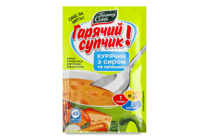 Їжа швидкого приготування Тетя Соня курячий з сиром та грінками 15 г х 36 шт