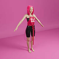 Фартух LunaMoon для майстра брендовий (рожевий) – для всіх видів діяльності